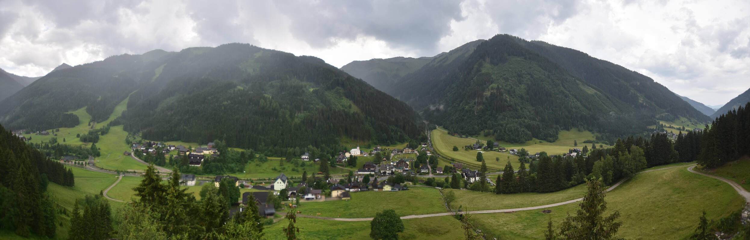 Archiv Foto Webcam Donnersbachwald - Blick zur Riesneralm