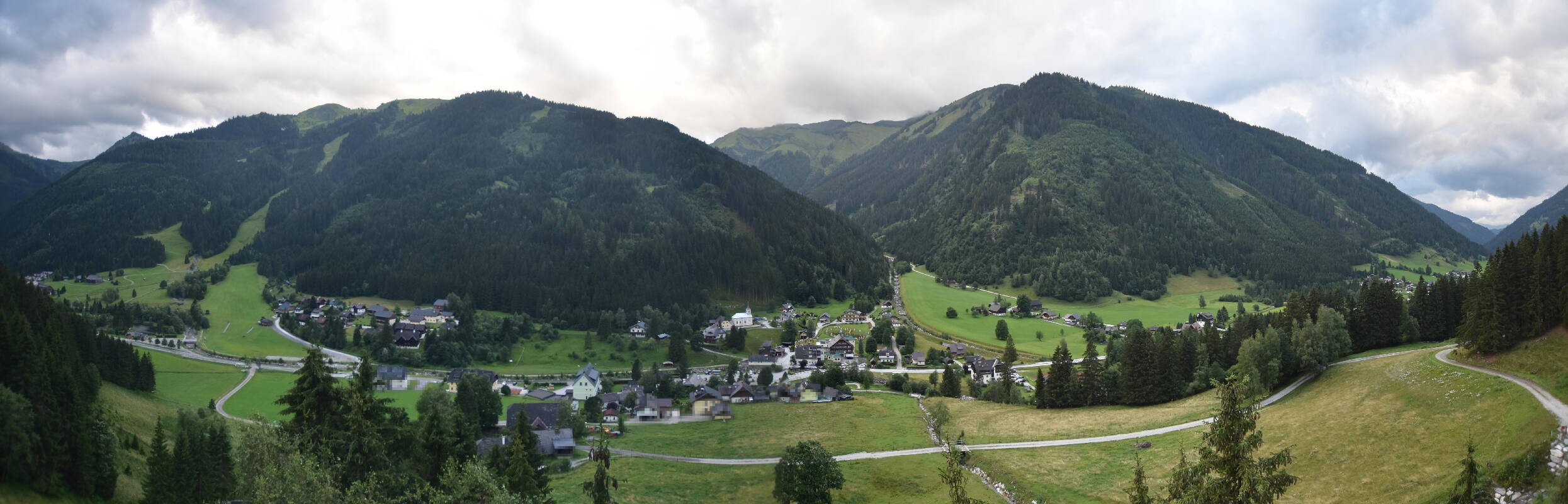 Archiv Foto Webcam Donnersbachwald - Blick zur Riesneralm