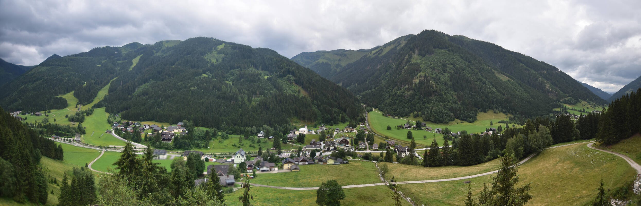 Archiv Foto Webcam Donnersbachwald - Blick zur Riesneralm