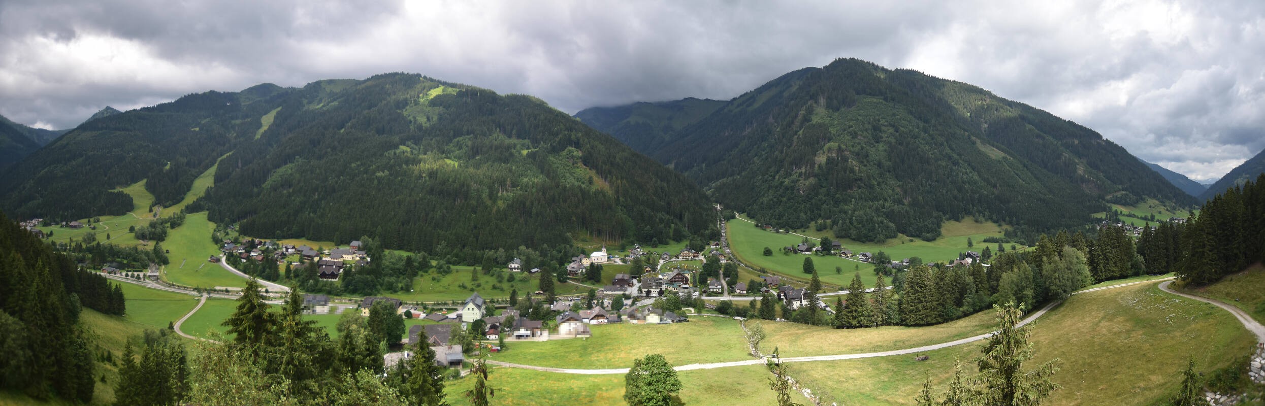Archiv Foto Webcam Donnersbachwald - Blick zur Riesneralm