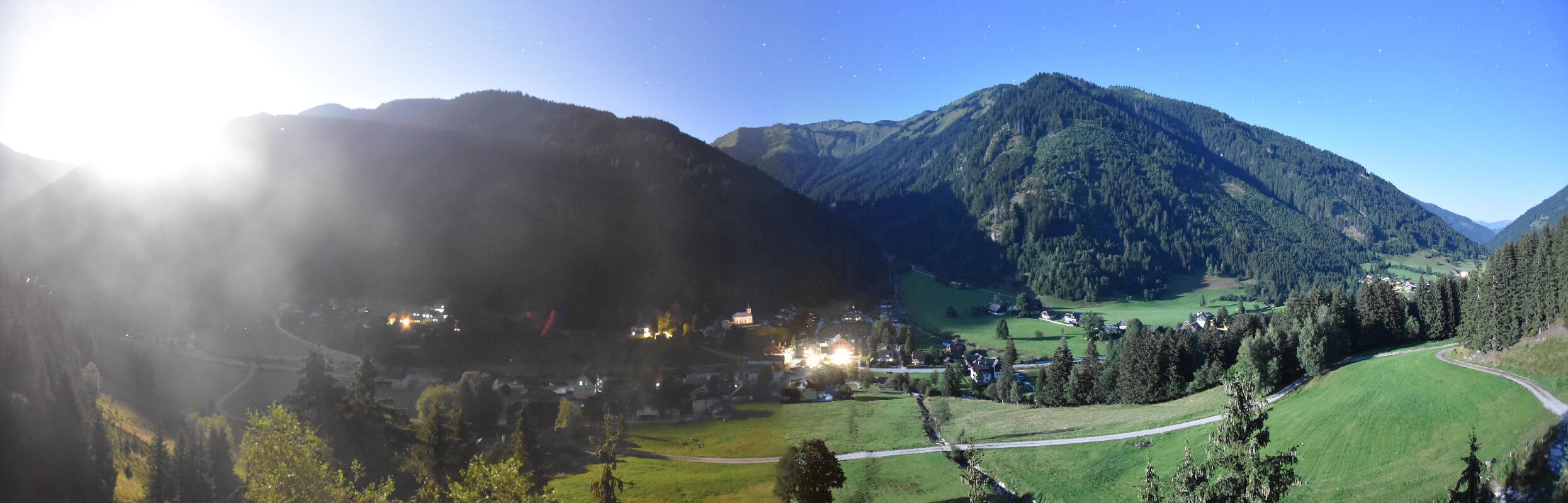 Archiv Foto Webcam Donnersbachwald - Blick zur Riesneralm