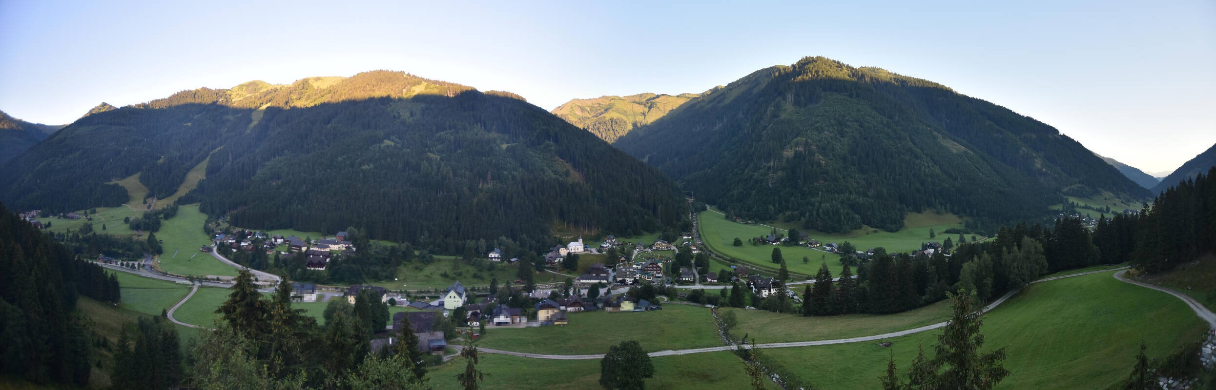 Archiv Foto Webcam Donnersbachwald - Blick zur Riesneralm
