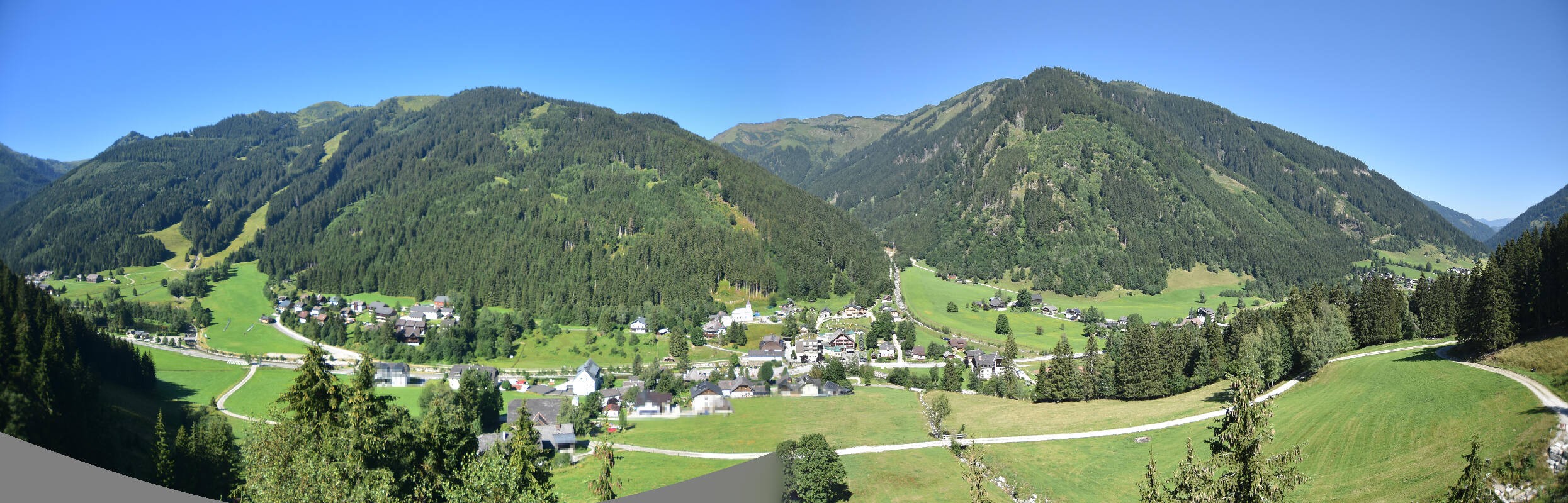 Archiv Foto Webcam Donnersbachwald - Blick zur Riesneralm