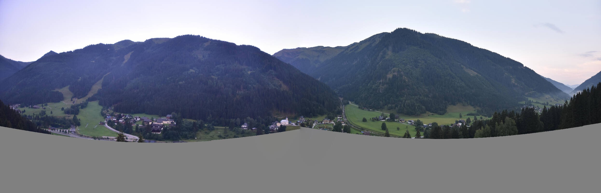Archiv Foto Webcam Donnersbachwald - Blick zur Riesneralm