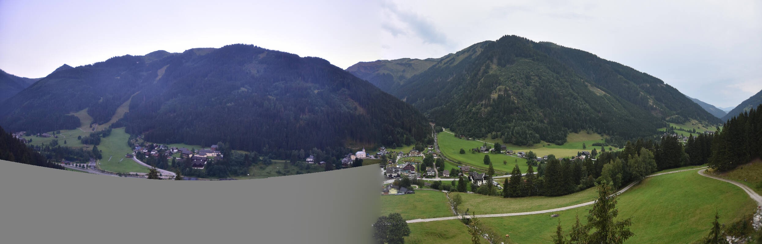 Archiv Foto Webcam Donnersbachwald - Blick zur Riesneralm