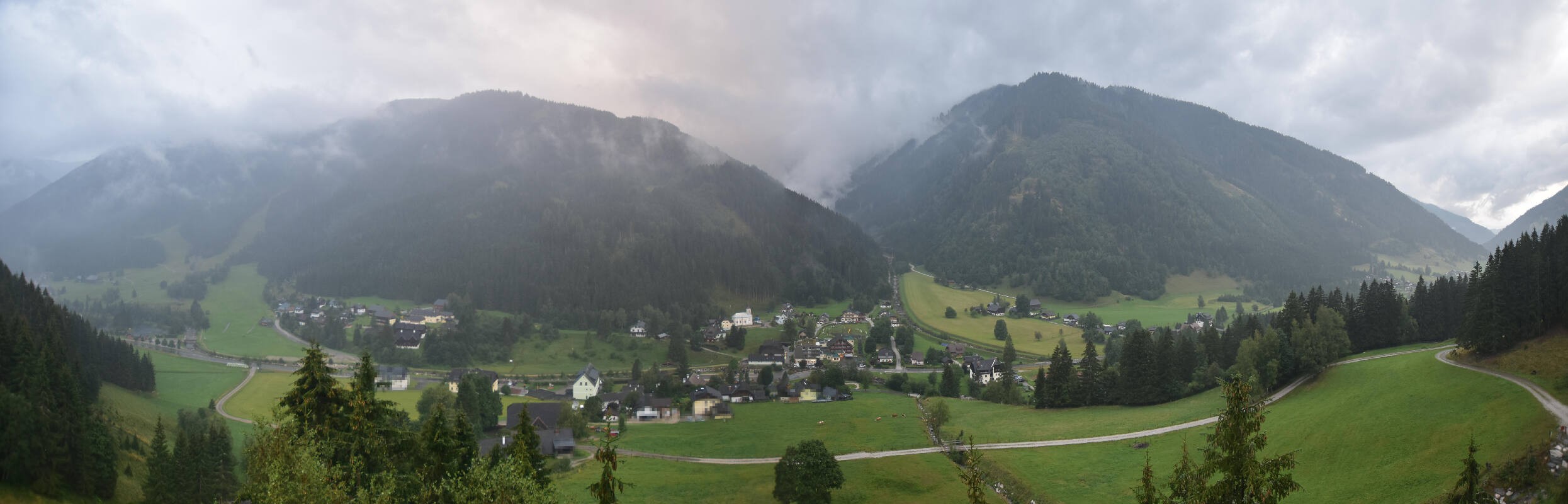 Archiv Foto Webcam Donnersbachwald - Blick zur Riesneralm