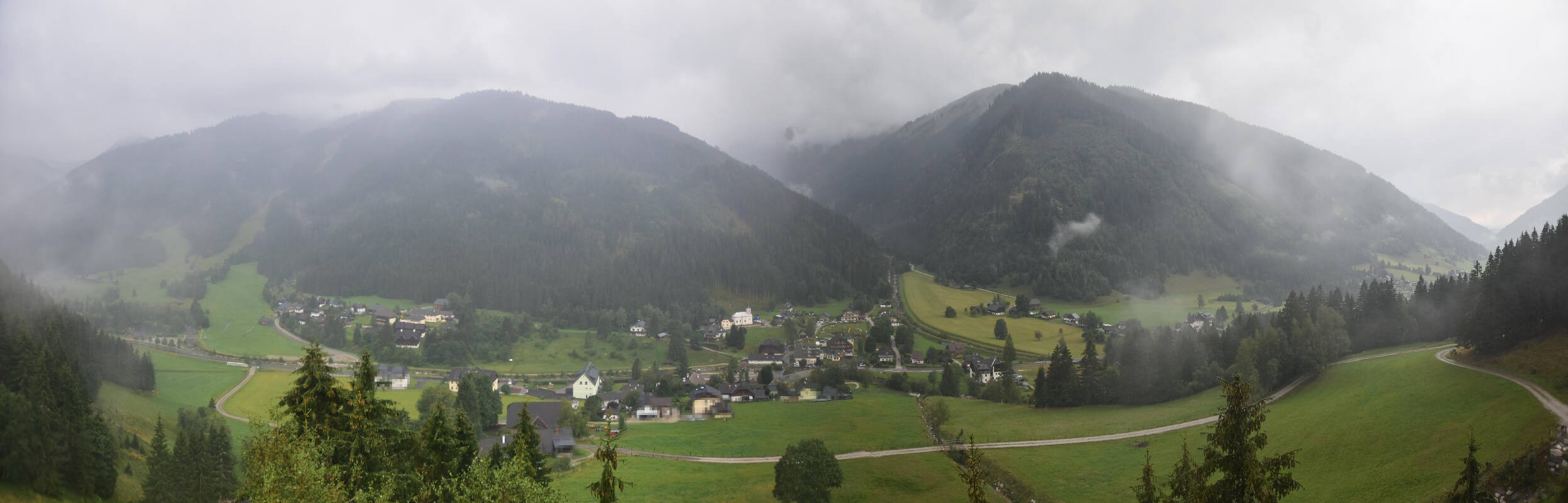 Archiv Foto Webcam Donnersbachwald - Blick zur Riesneralm