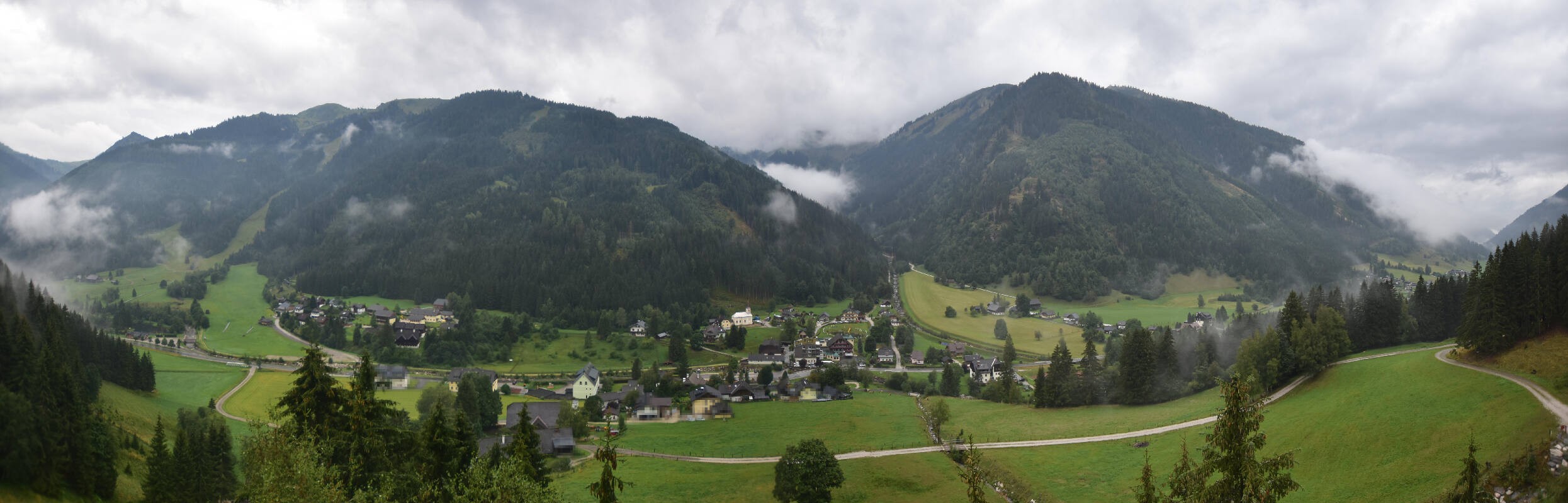 Archiv Foto Webcam Donnersbachwald - Blick zur Riesneralm
