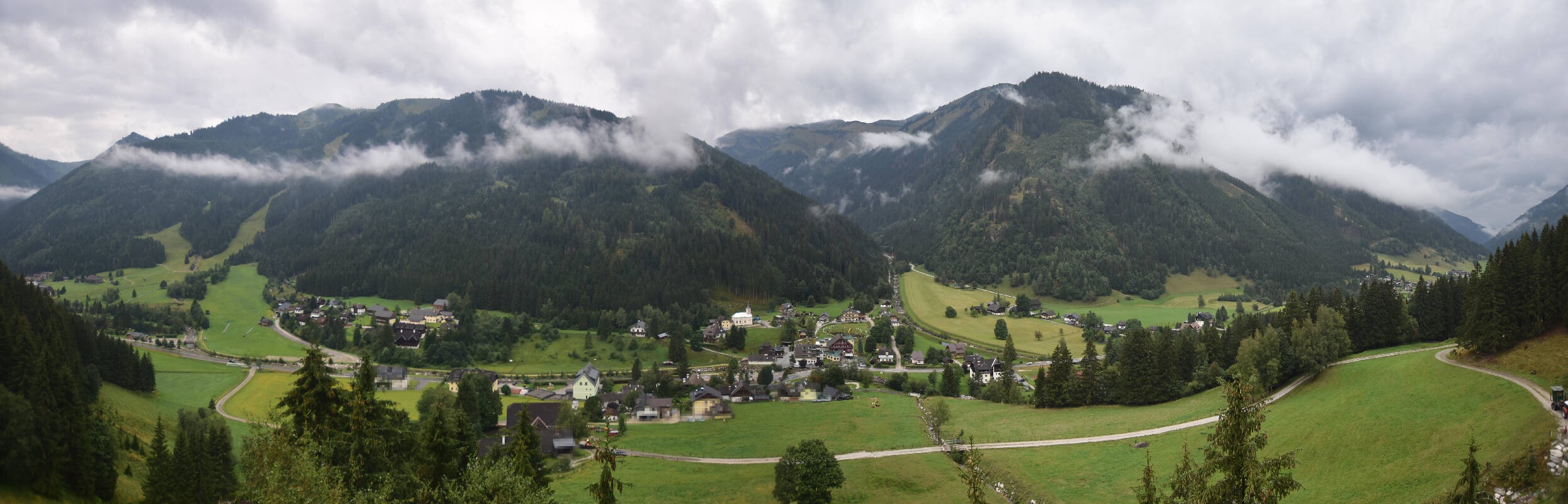 Archiv Foto Webcam Donnersbachwald - Blick zur Riesneralm