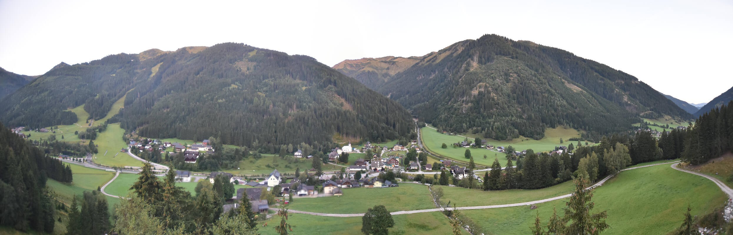 Archiv Foto Webcam Donnersbachwald - Blick zur Riesneralm