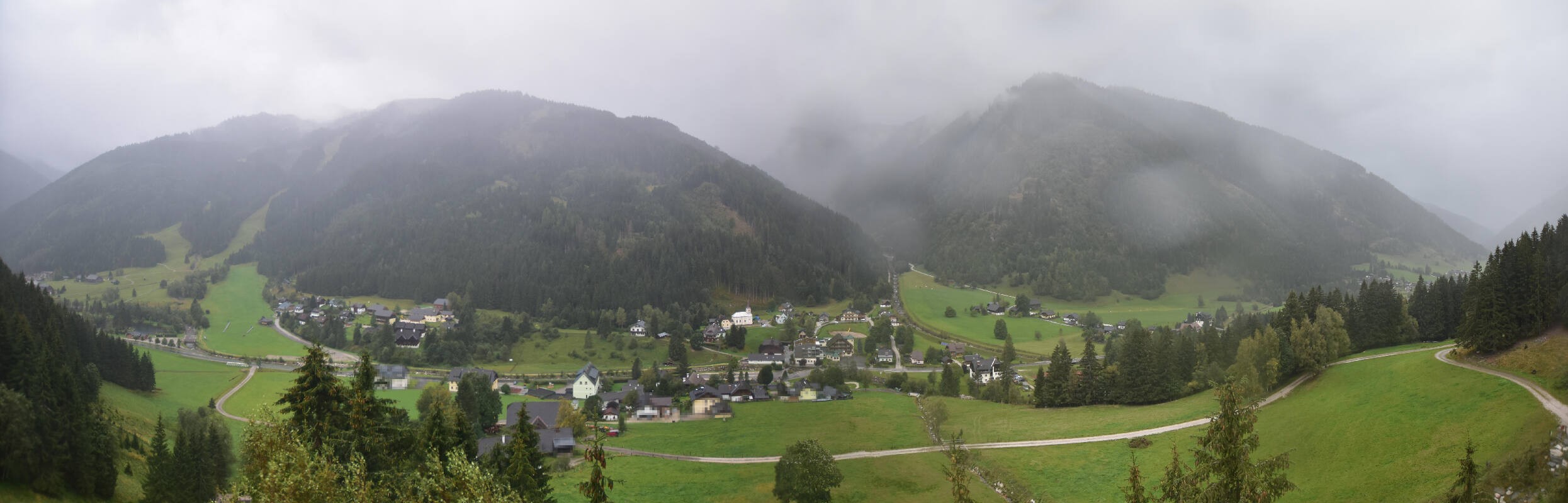 Archiv Foto Webcam Donnersbachwald - Blick zur Riesneralm