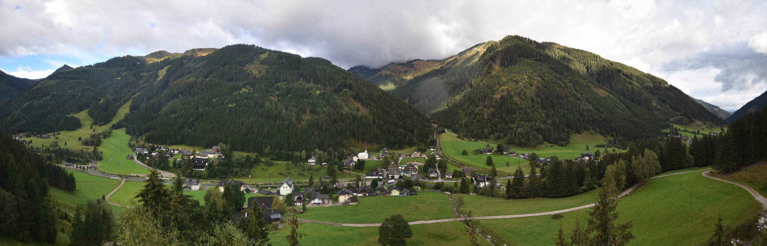 Archiv Foto Webcam Donnersbachwald - Blick zur Riesneralm