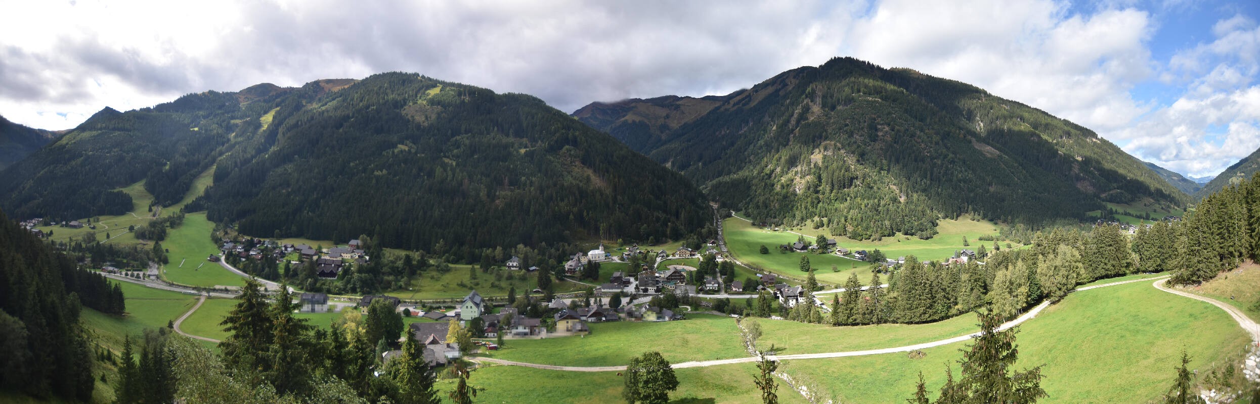 Archiv Foto Webcam Donnersbachwald - Blick zur Riesneralm