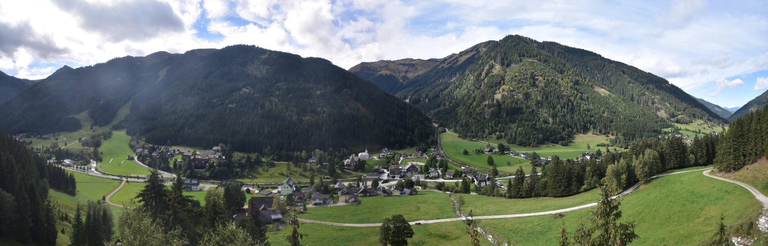 Archiv Foto Webcam Donnersbachwald - Blick zur Riesneralm
