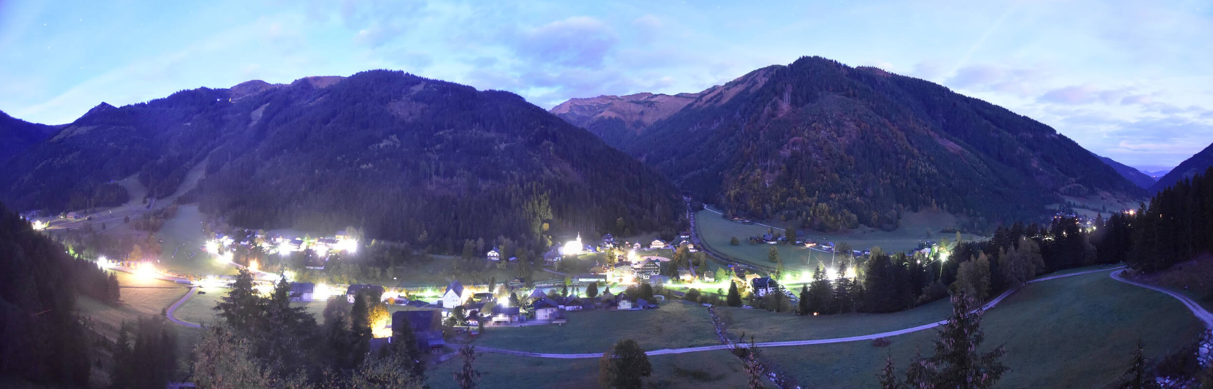Archiv Foto Webcam Donnersbachwald - Blick zur Riesneralm