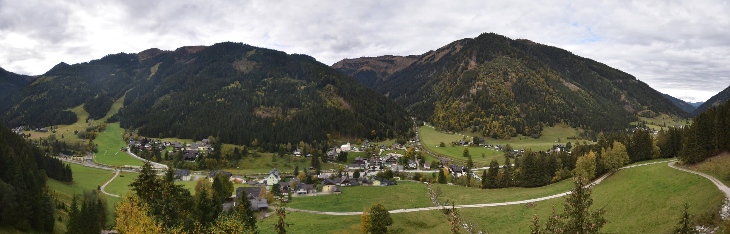 Archiv Foto Webcam Donnersbachwald - Blick zur Riesneralm