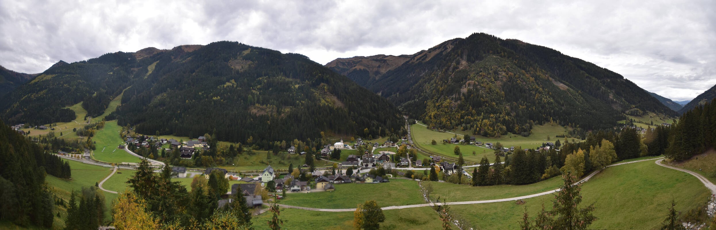 Archiv Foto Webcam Donnersbachwald - Blick zur Riesneralm