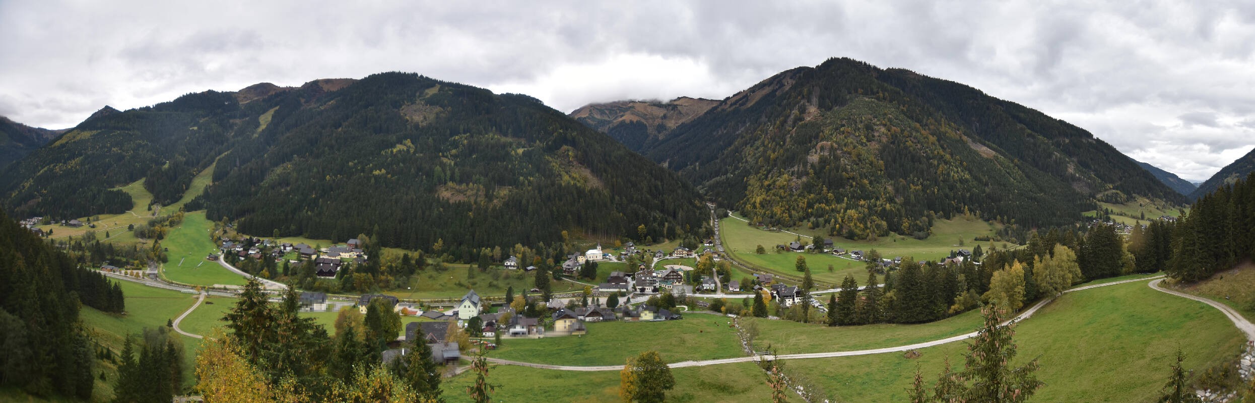 Archiv Foto Webcam Donnersbachwald - Blick zur Riesneralm