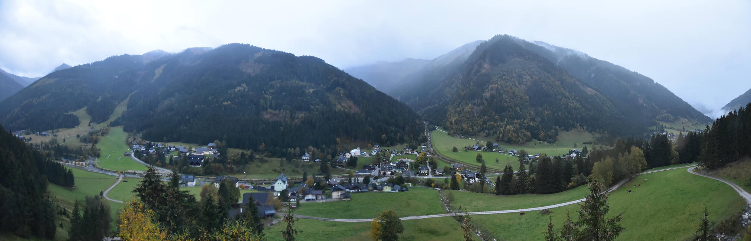 Archiv Foto Webcam Donnersbachwald - Blick zur Riesneralm