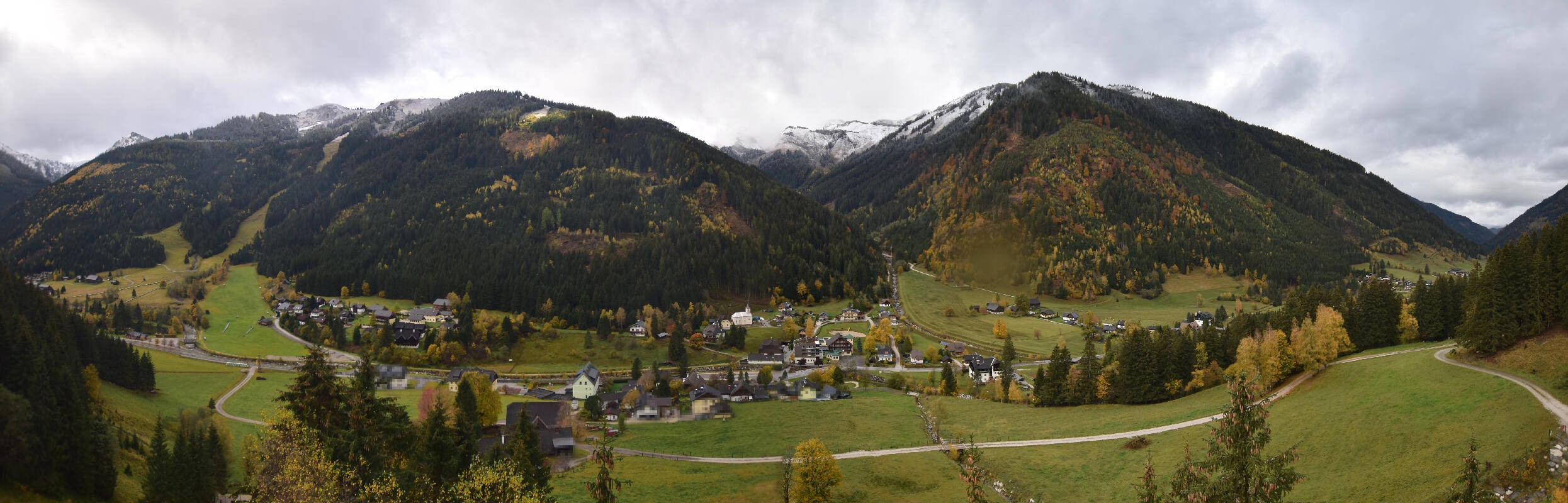 Archiv Foto Webcam Donnersbachwald - Blick zur Riesneralm