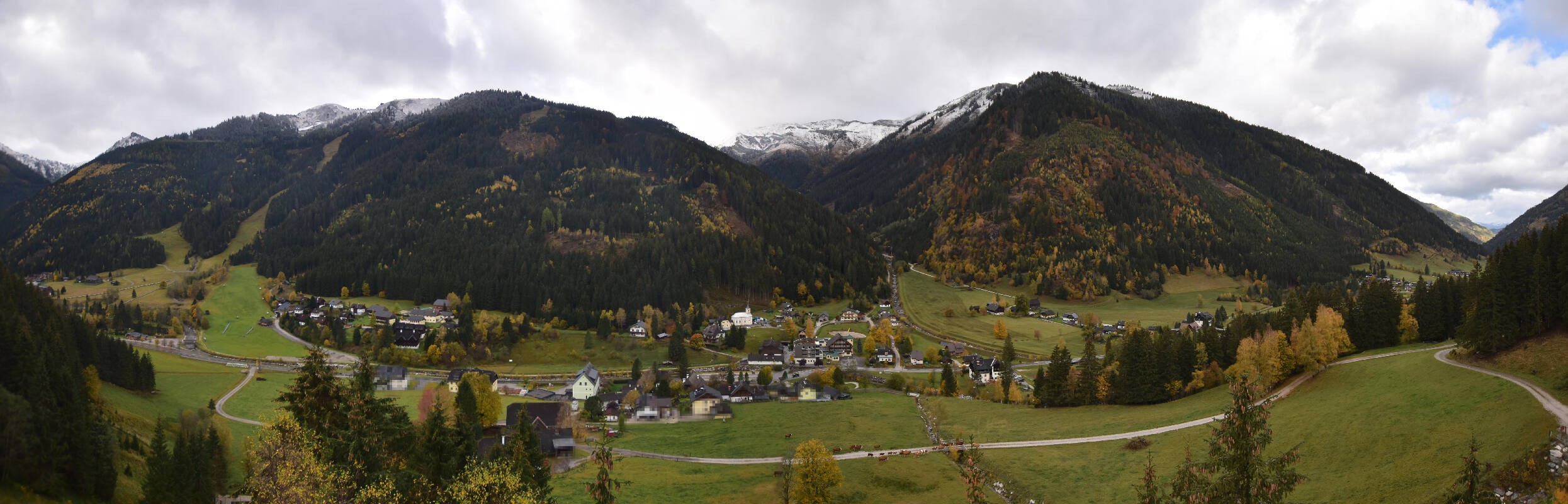Archiv Foto Webcam Donnersbachwald - Blick zur Riesneralm