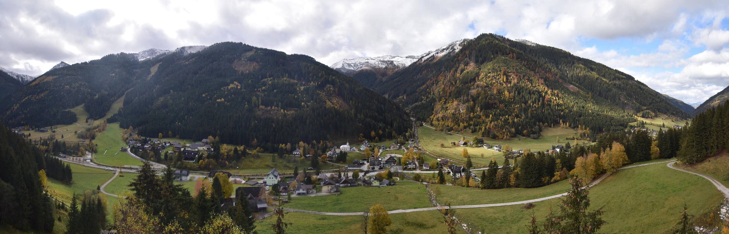 Archiv Foto Webcam Donnersbachwald - Blick zur Riesneralm