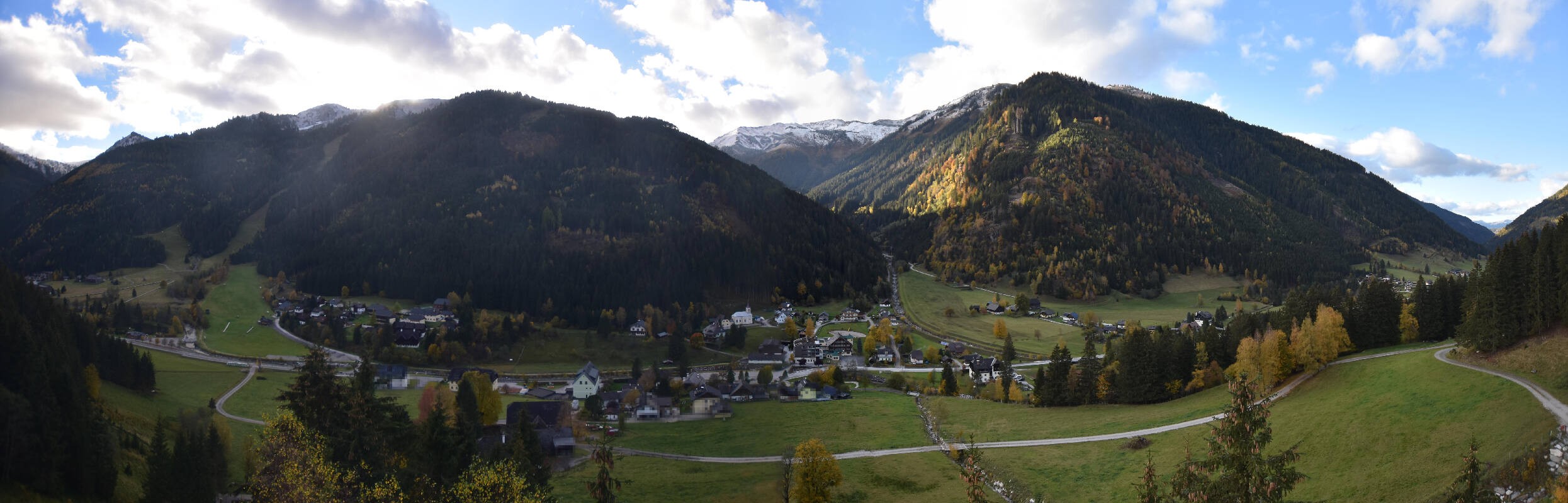 Archiv Foto Webcam Donnersbachwald - Blick zur Riesneralm