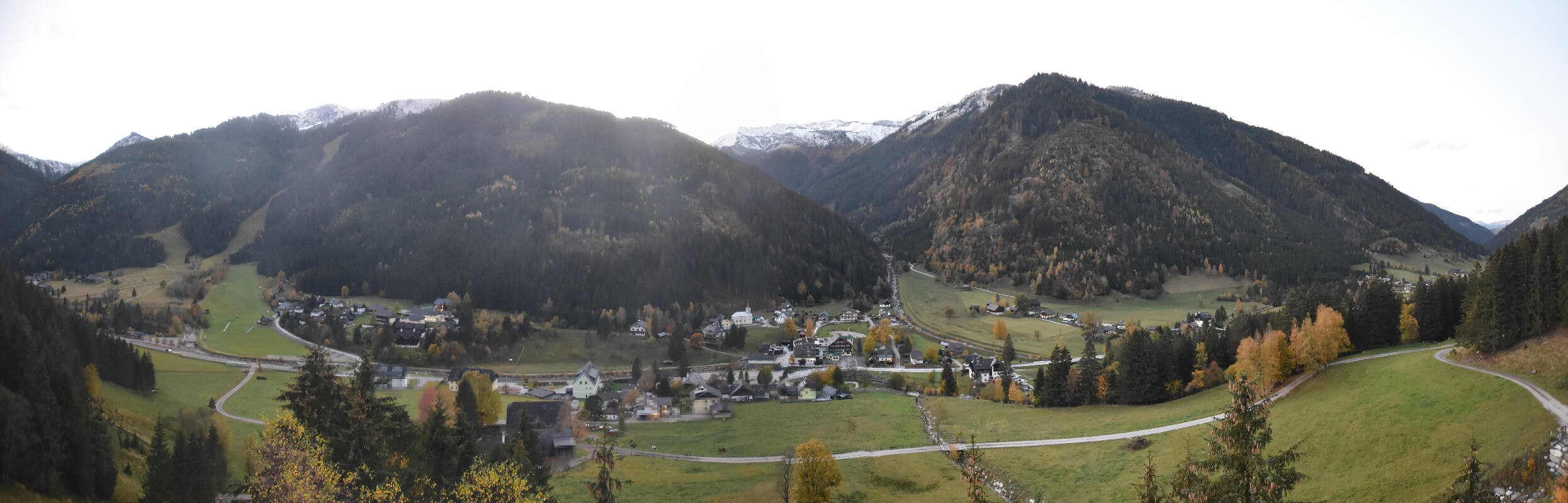 Archiv Foto Webcam Donnersbachwald - Blick zur Riesneralm
