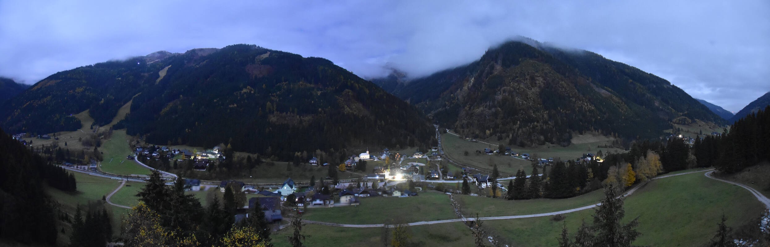 Archiv Foto Webcam Donnersbachwald - Blick zur Riesneralm