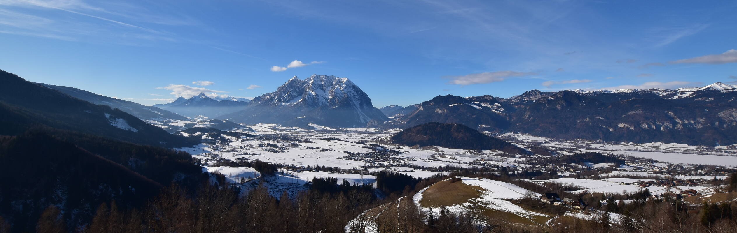 Archiv Foto Webcam Aigen im Ennstal - Blick auf den Grimming
