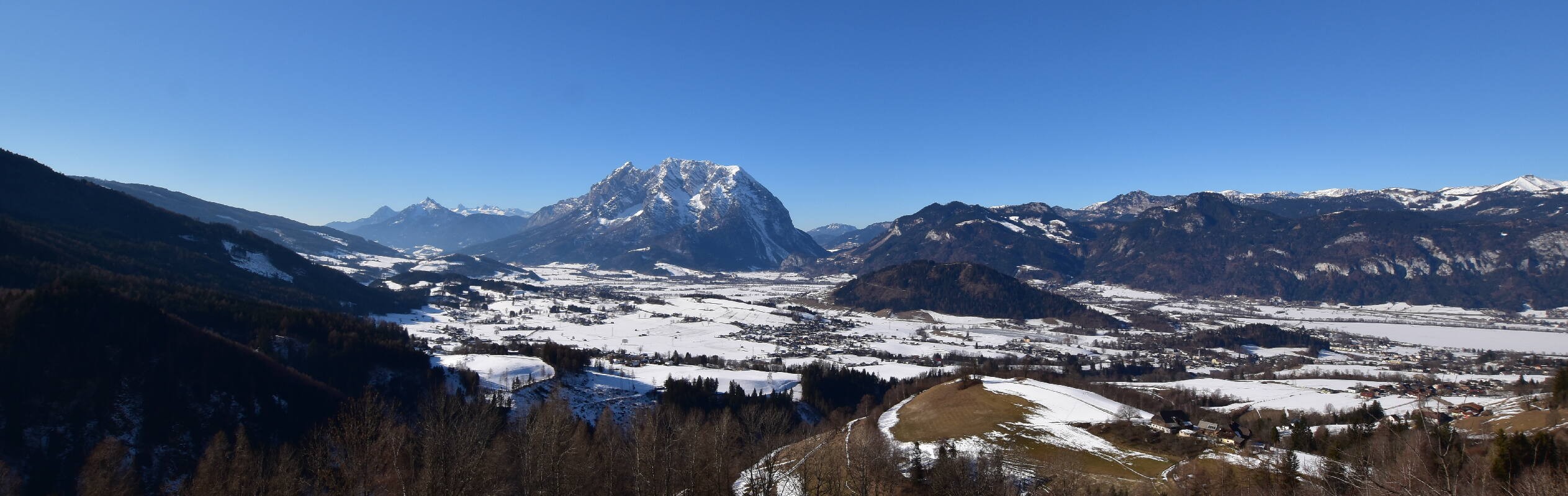 Archiv Foto Webcam Aigen im Ennstal - Blick auf den Grimming