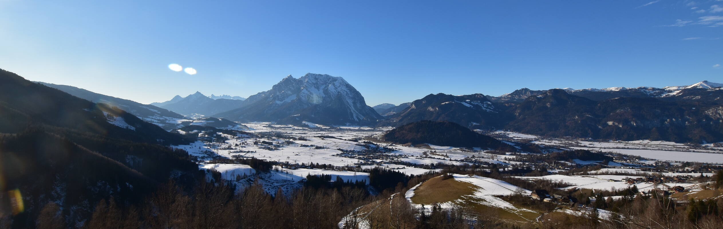 Archiv Foto Webcam Aigen im Ennstal - Blick auf den Grimming