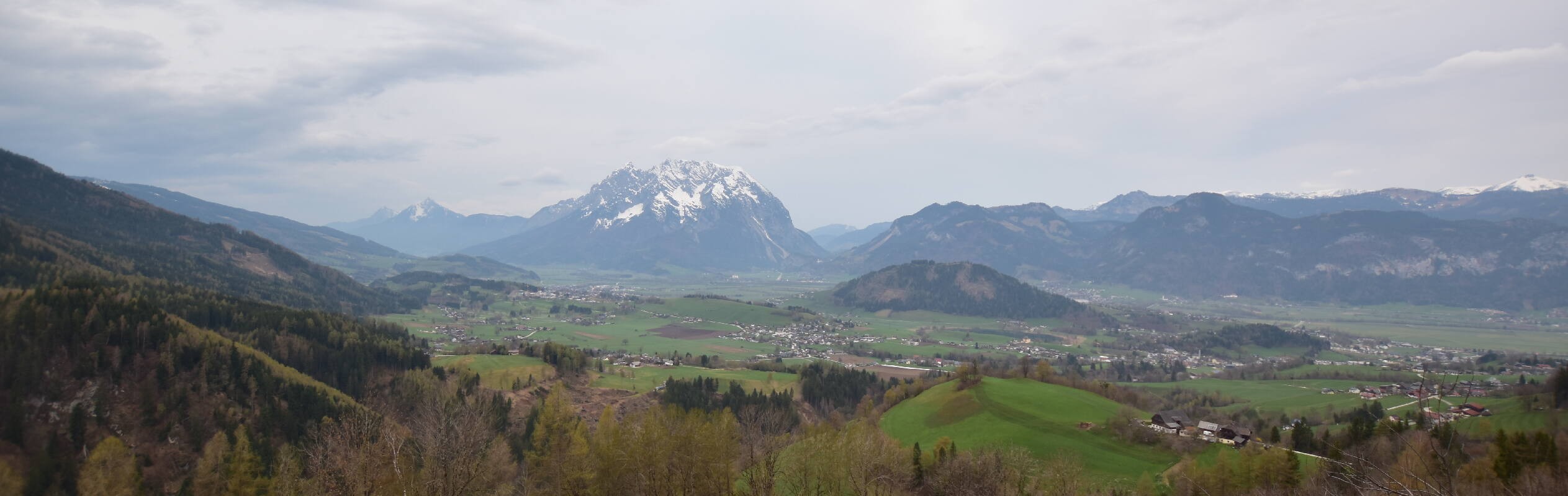 Archiv Foto Webcam Aigen im Ennstal - Blick auf den Grimming