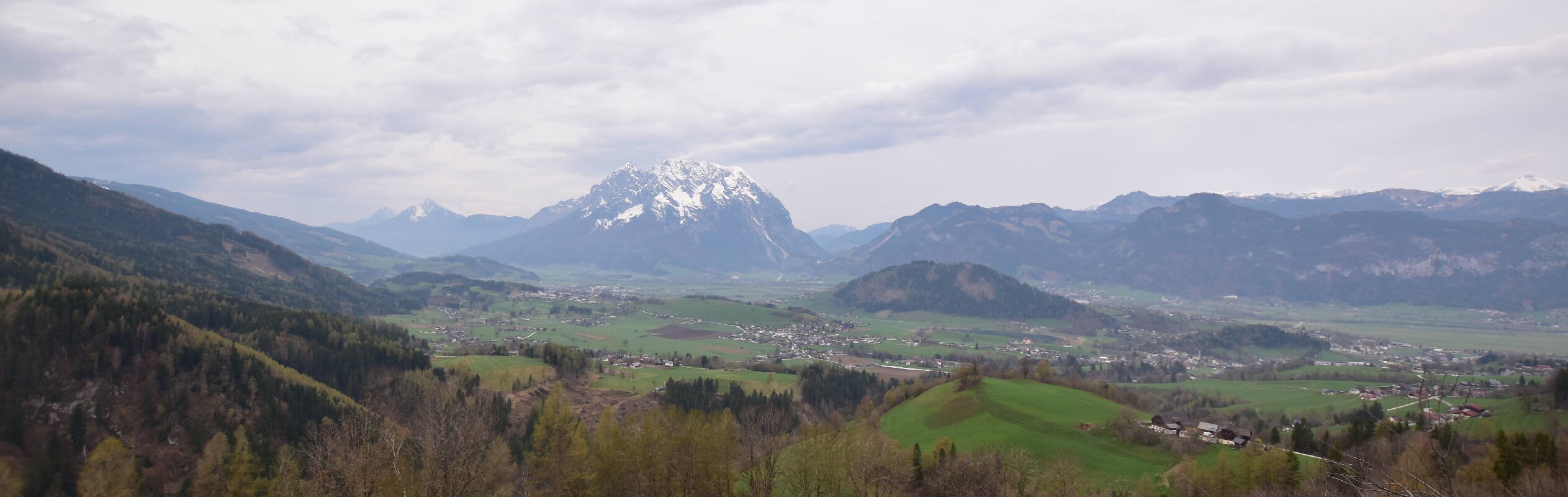 Archiv Foto Webcam Aigen im Ennstal - Blick auf den Grimming