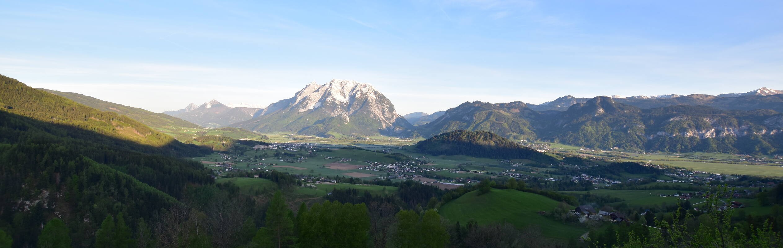 Archiv Foto Webcam Aigen im Ennstal - Blick auf den Grimming