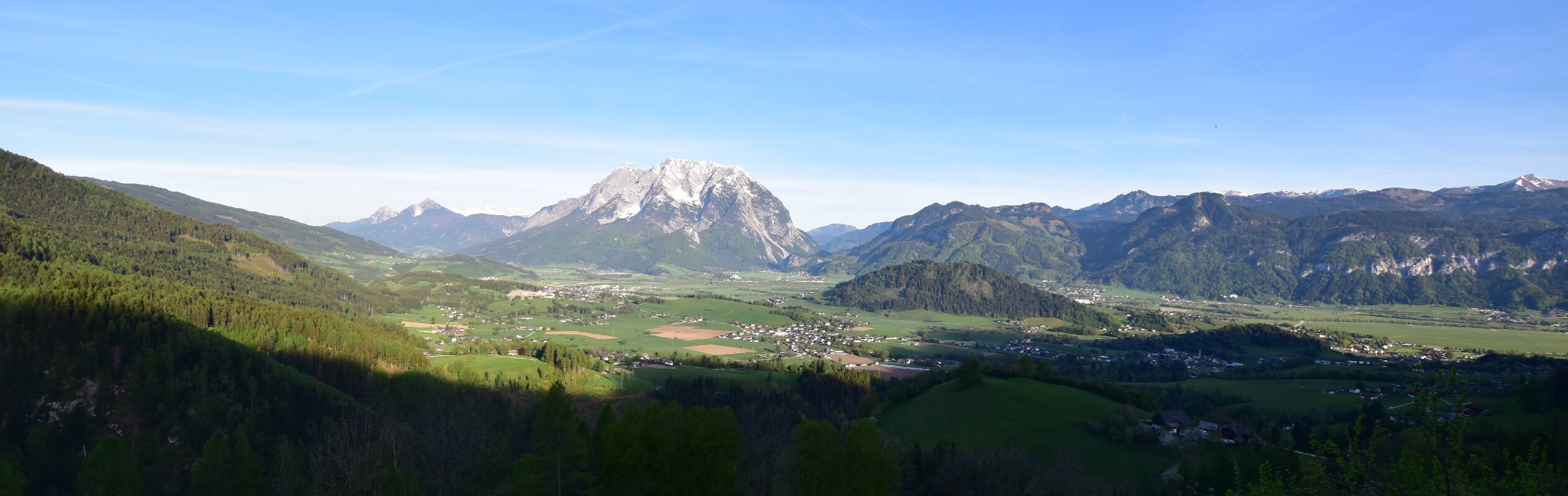 Archiv Foto Webcam Aigen im Ennstal - Blick auf den Grimming