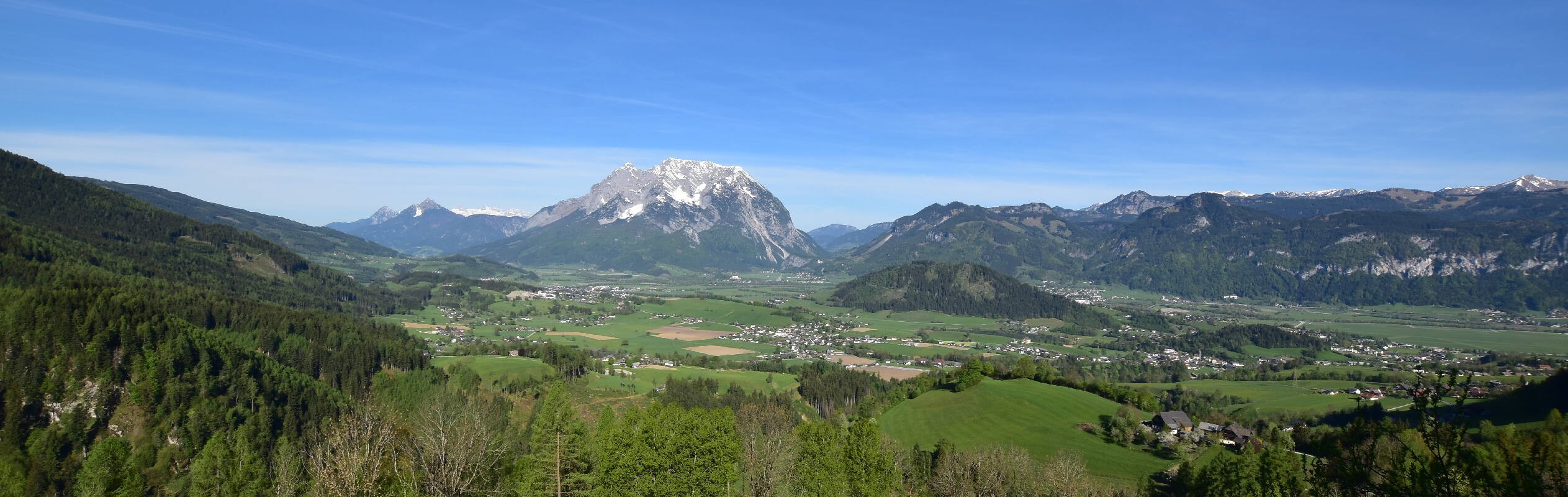 Archiv Foto Webcam Aigen im Ennstal - Blick auf den Grimming