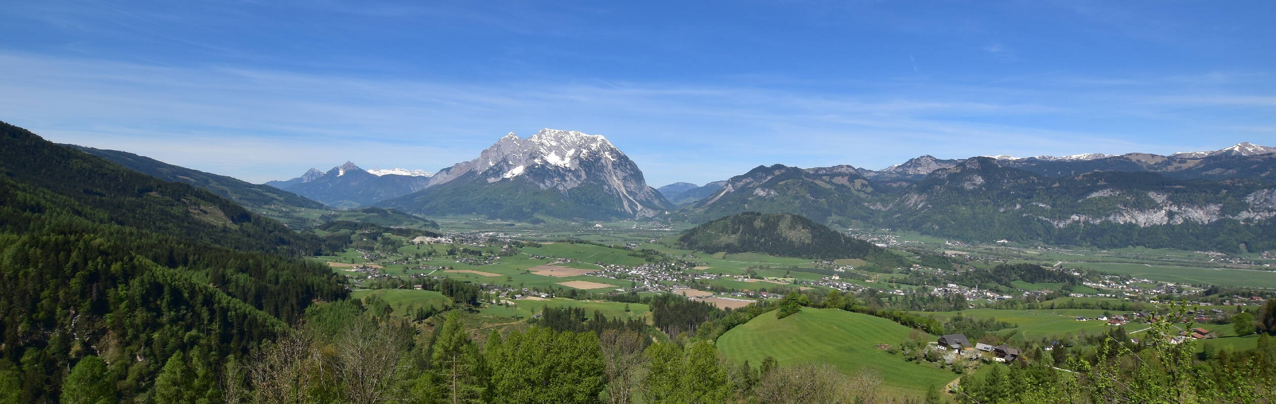 Archiv Foto Webcam Aigen im Ennstal - Blick auf den Grimming
