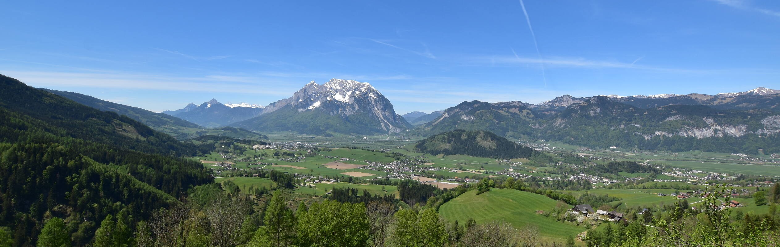 Archiv Foto Webcam Aigen im Ennstal - Blick auf den Grimming