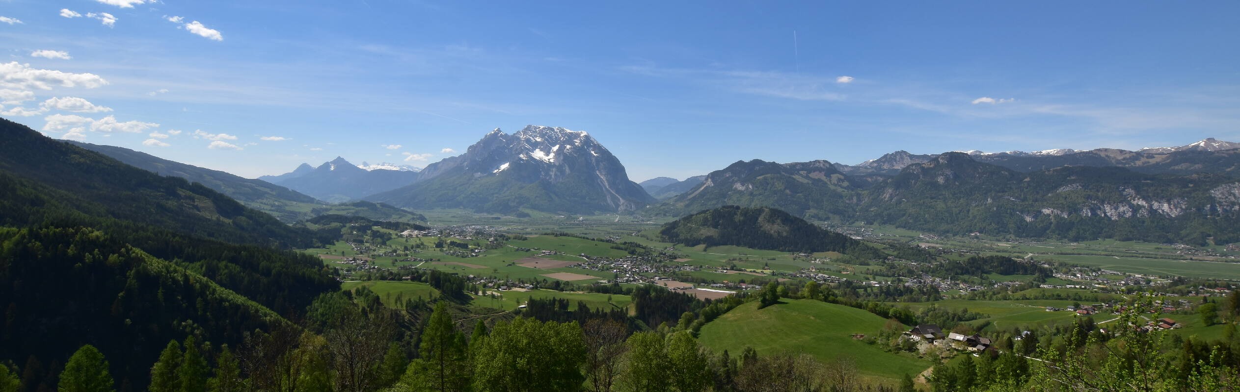 Archiv Foto Webcam Aigen im Ennstal - Blick auf den Grimming