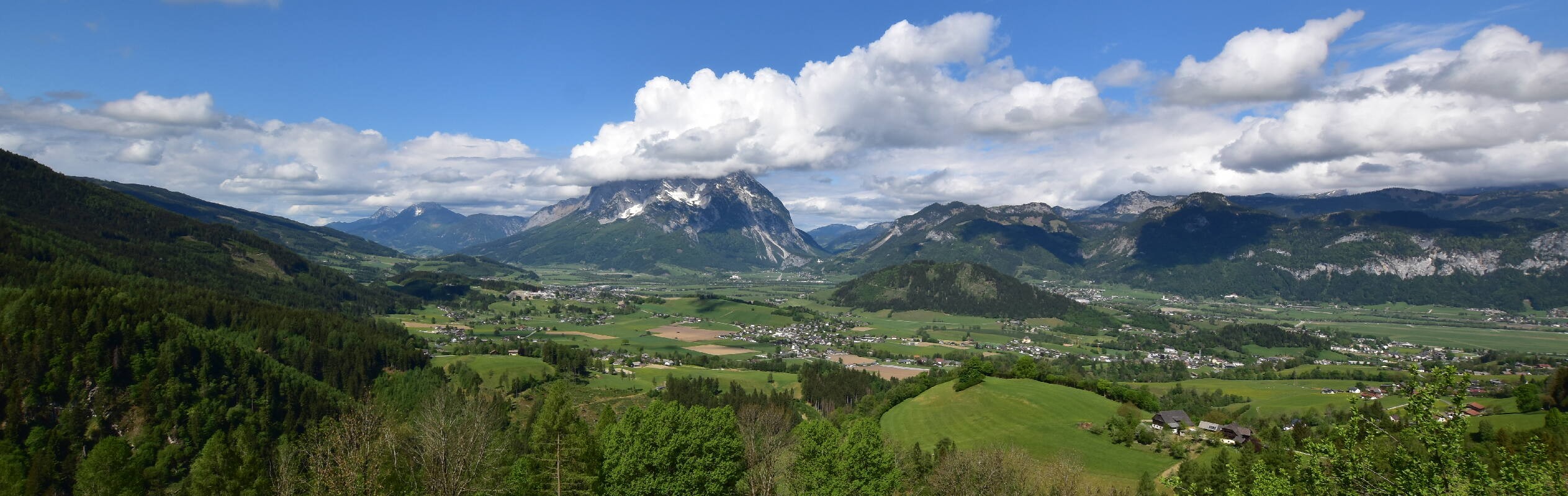 Archiv Foto Webcam Aigen im Ennstal - Blick auf den Grimming