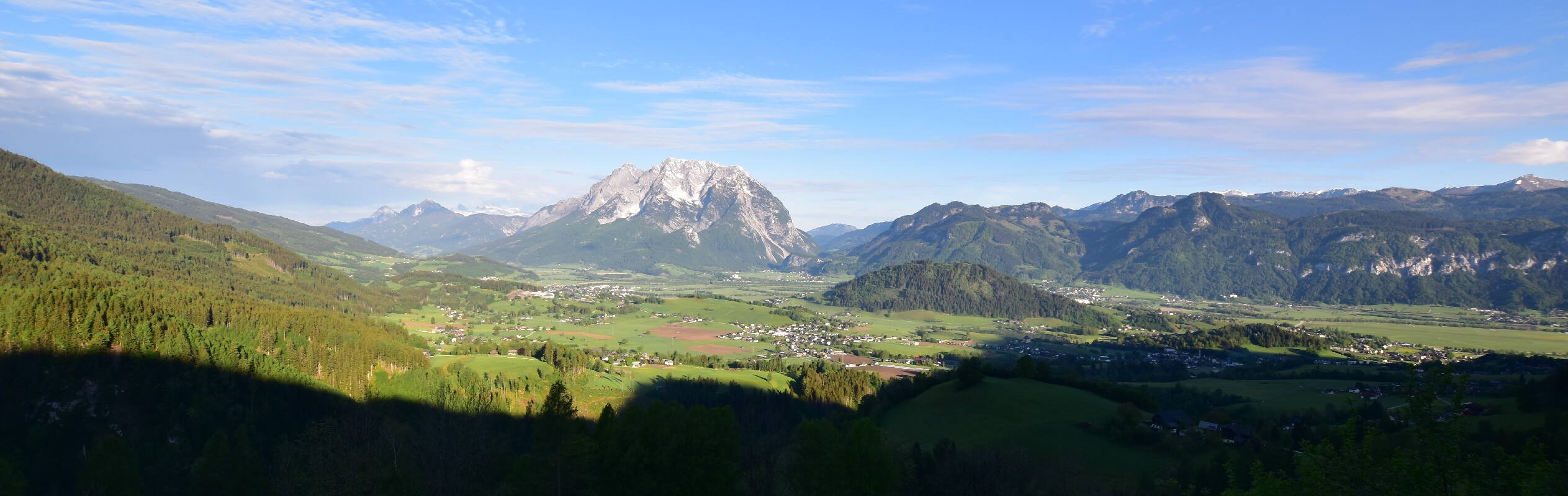 Archiv Foto Webcam Aigen im Ennstal - Blick auf den Grimming