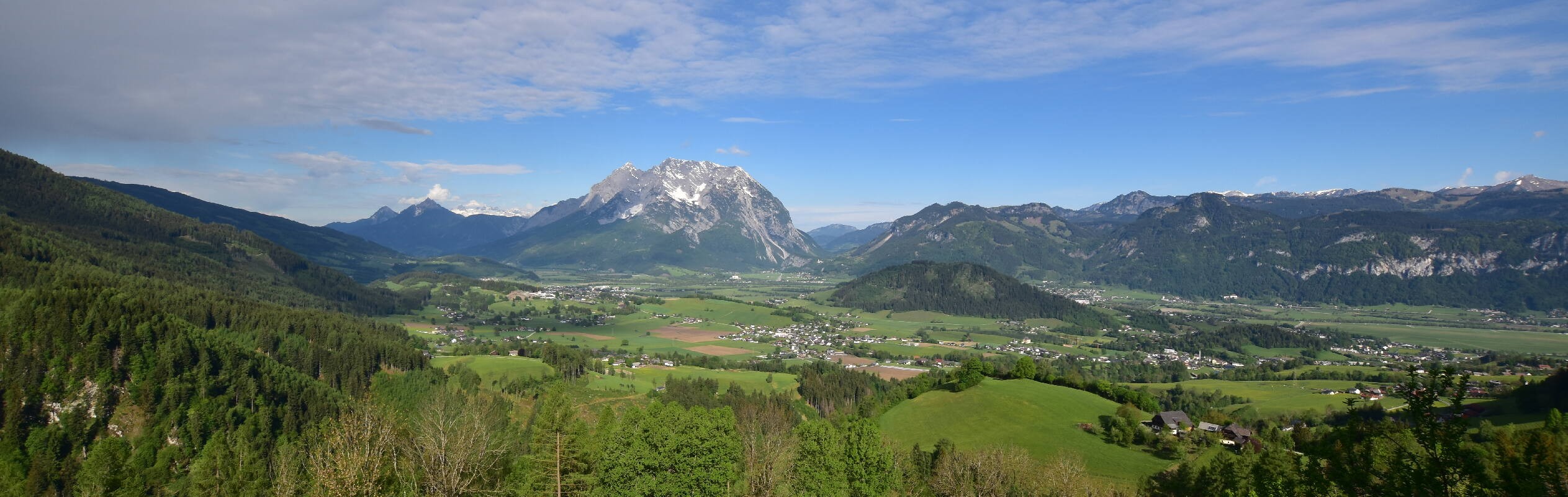 Archiv Foto Webcam Aigen im Ennstal - Blick auf den Grimming