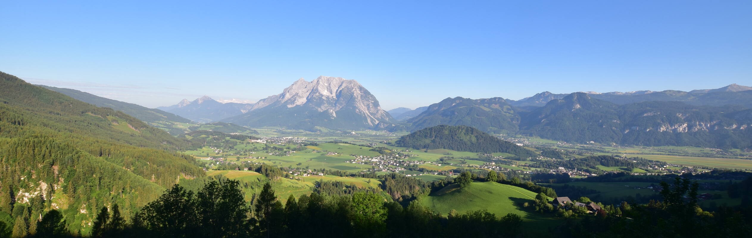 Archiv Foto Webcam Aigen im Ennstal - Blick auf den Grimming