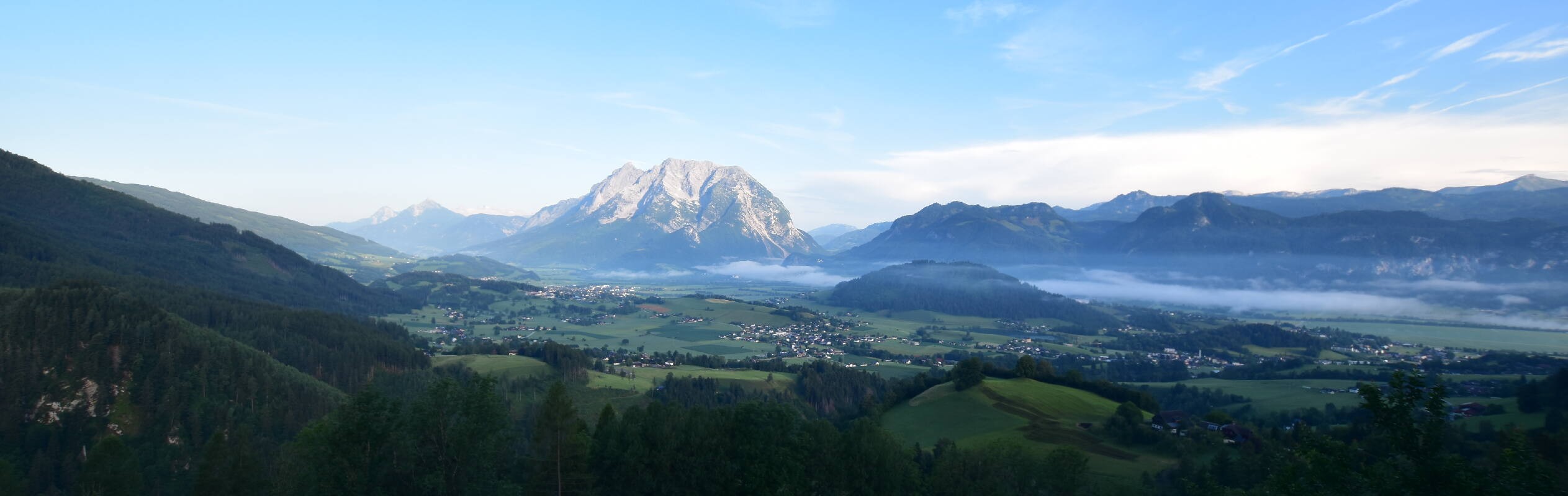 Archiv Foto Webcam Aigen im Ennstal - Blick auf den Grimming
