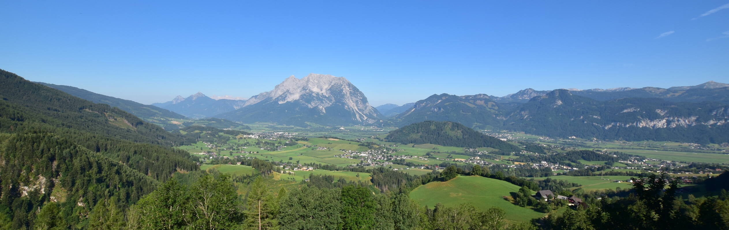 Archiv Foto Webcam Aigen im Ennstal - Blick auf den Grimming