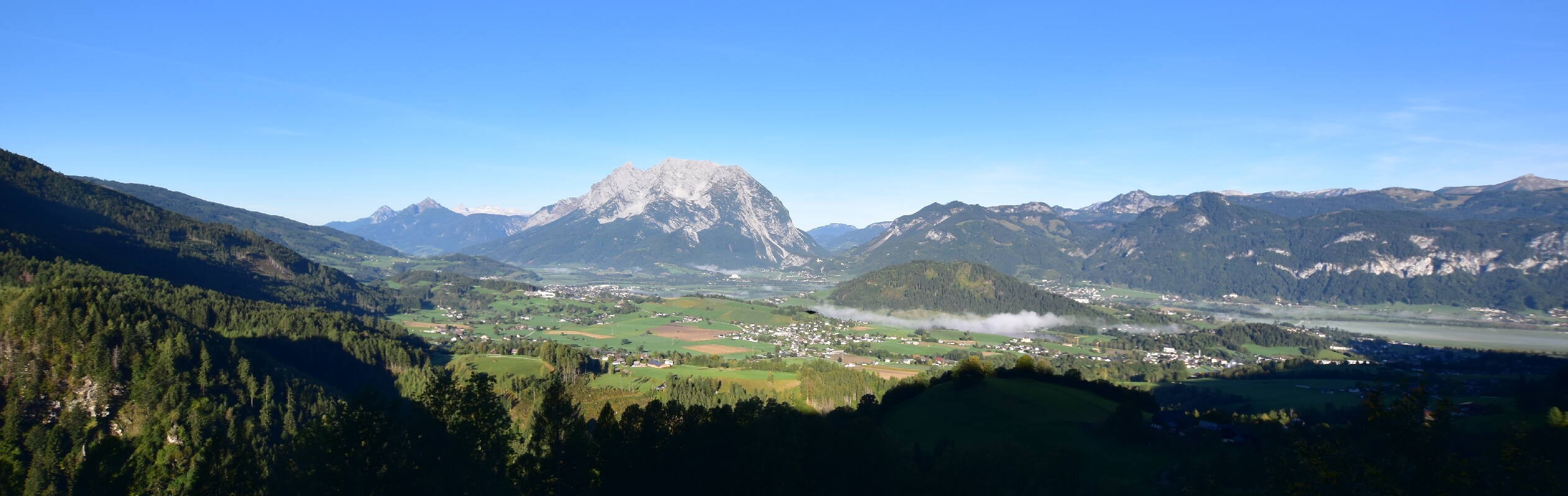 Archiv Foto Webcam Aigen im Ennstal - Blick auf den Grimming