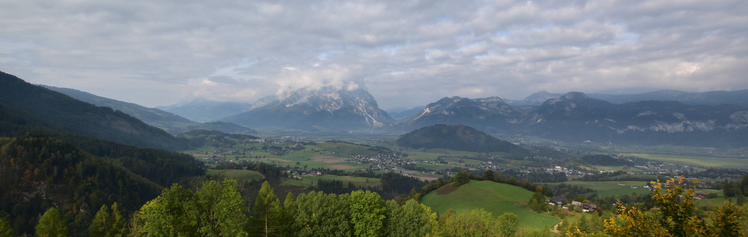 Archiv Foto Webcam Aigen im Ennstal - Blick auf den Grimming