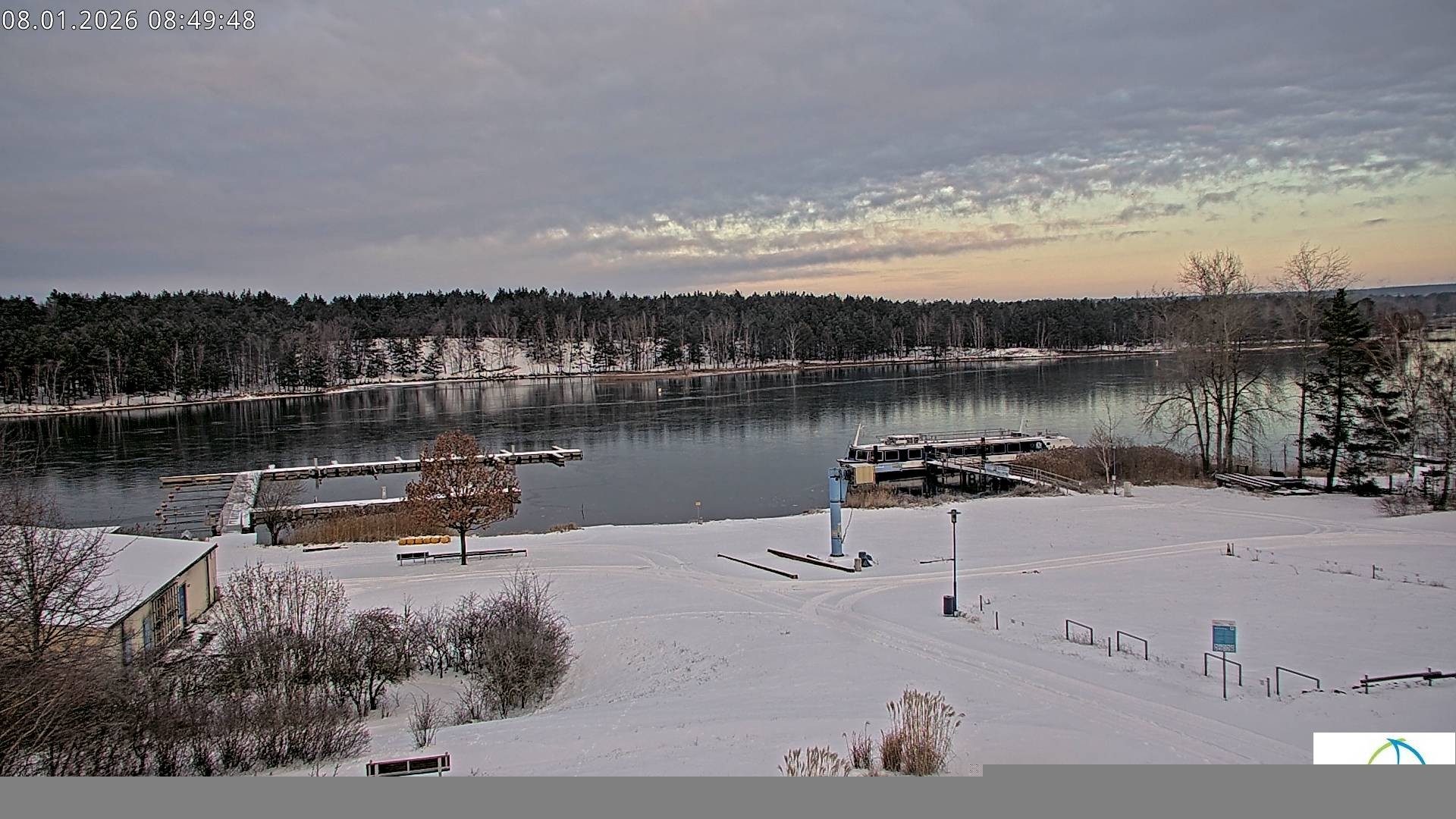 Archiv Foto Webcam Senftenberger See - Hafencamp