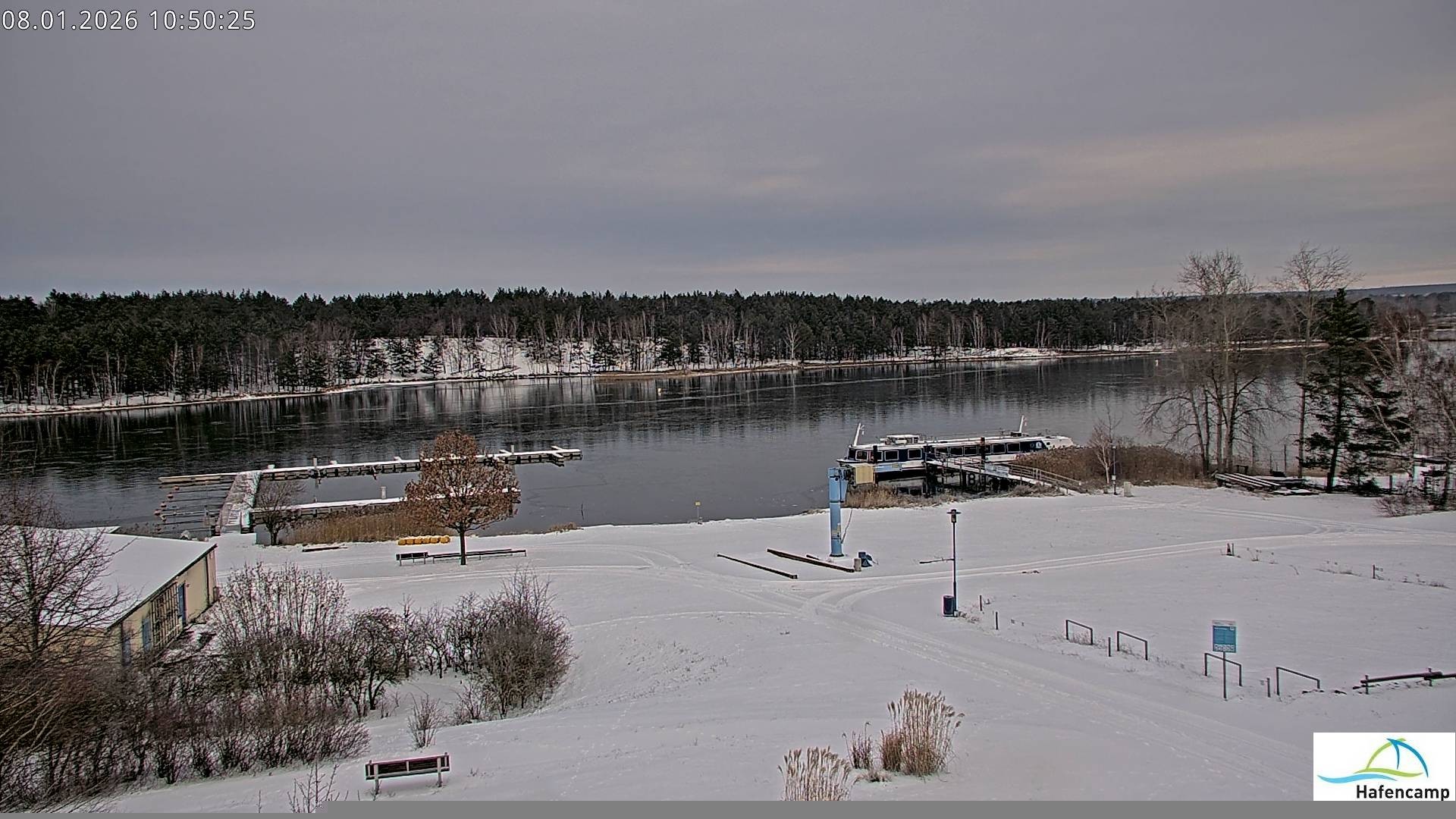 Archiv Foto Webcam Senftenberger See - Hafencamp
